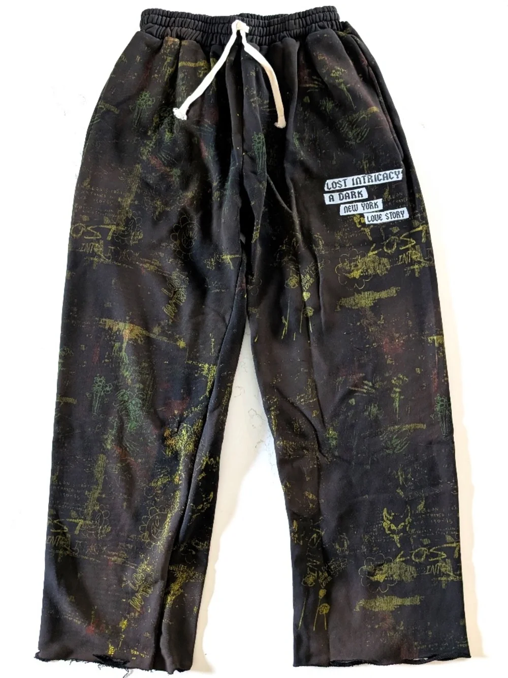 Lost Intricacy Sweatpants Decay Archive Dark New York Love Story Mens XL